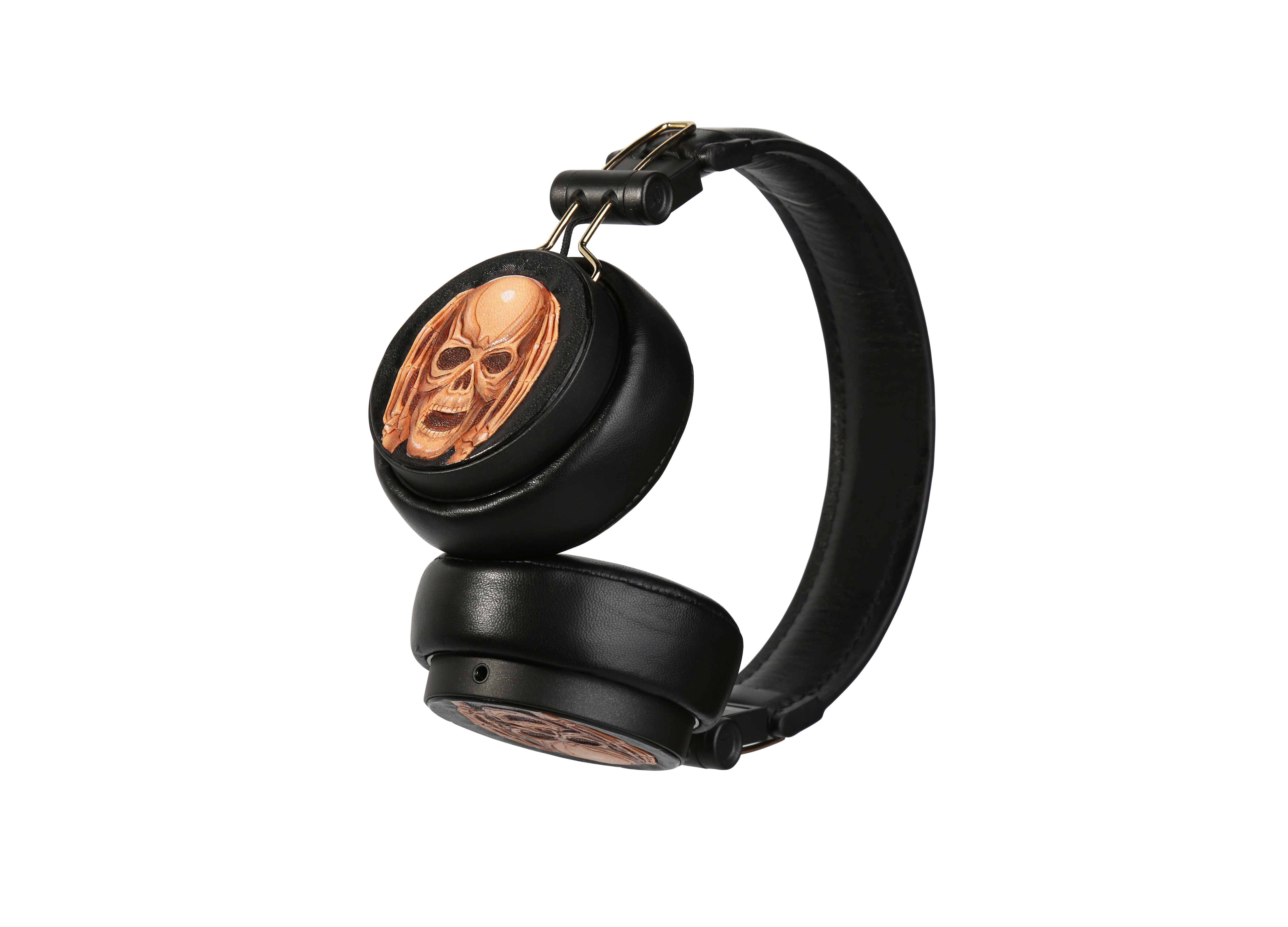 Headset customization，Don't listen，Leather carving，headset，