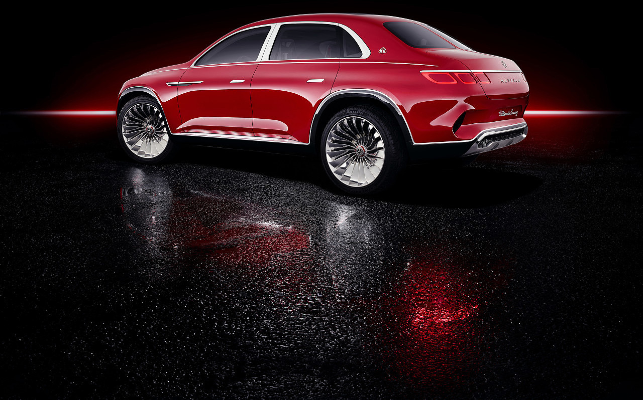 Maybach，luxurious，Maybach ，gules，vehicle，