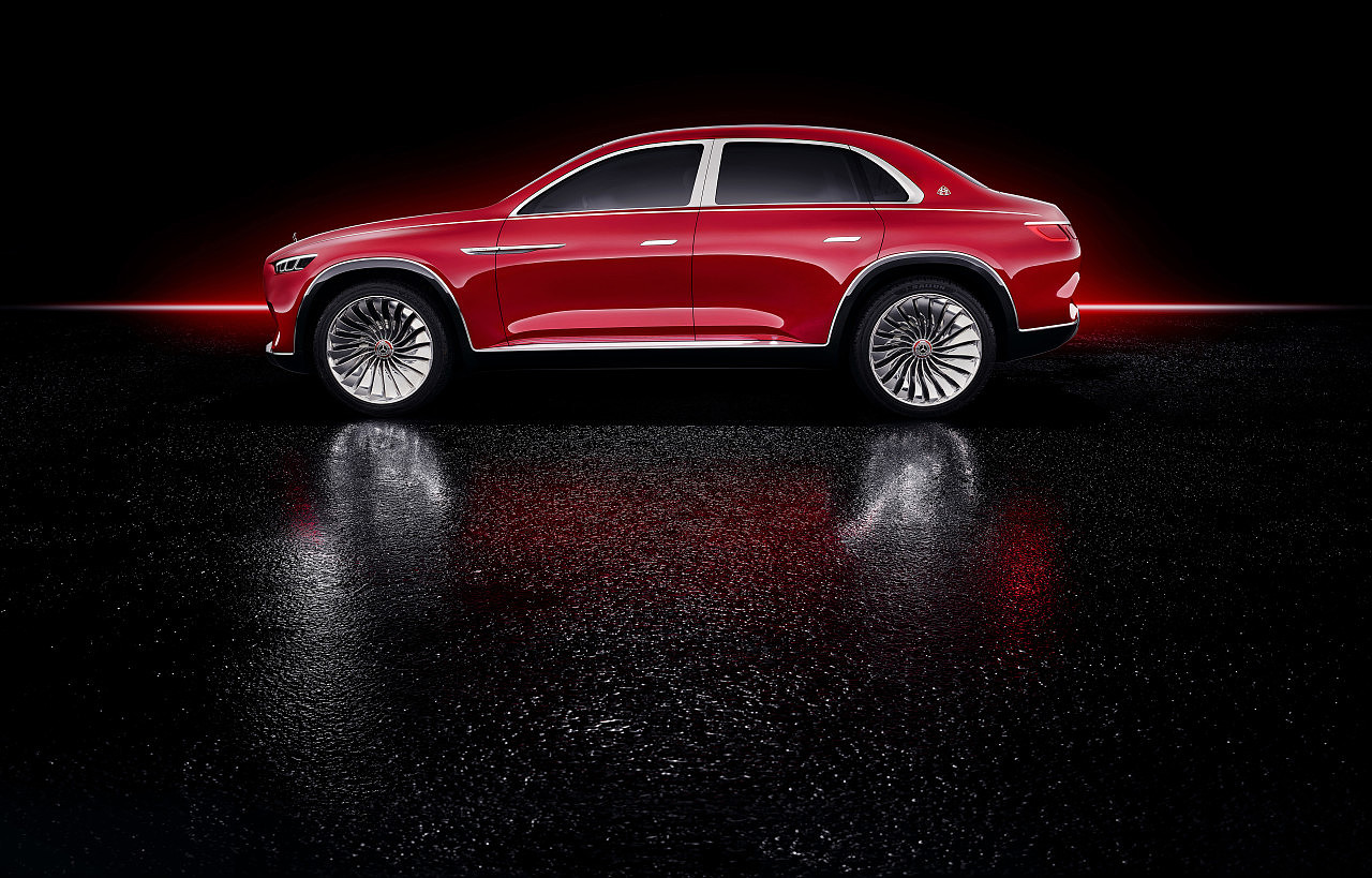 Maybach，luxurious，Maybach ，gules，vehicle，