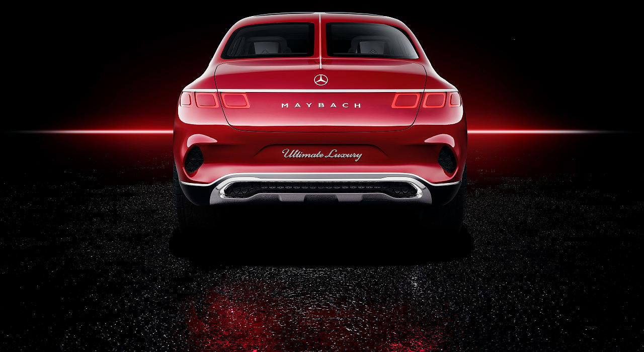 Maybach，luxurious，Maybach ，gules，vehicle，