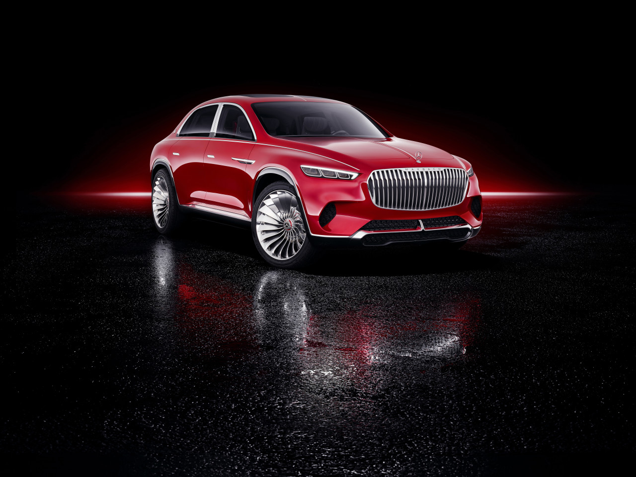 Maybach，luxurious，Maybach ，gules，vehicle，