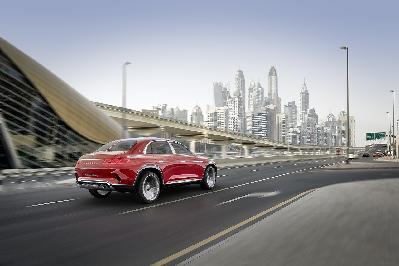 Maybach，luxurious，Maybach ，gules，vehicle，