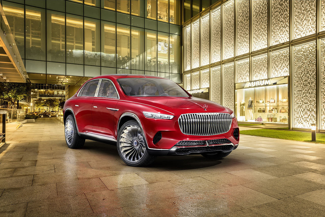 Maybach，luxurious，Maybach ，gules，vehicle，