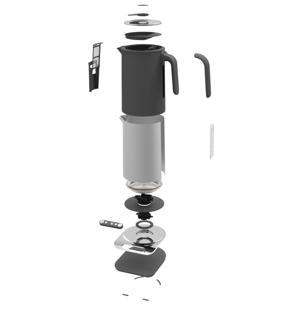 product design，Variable temperature kettle，