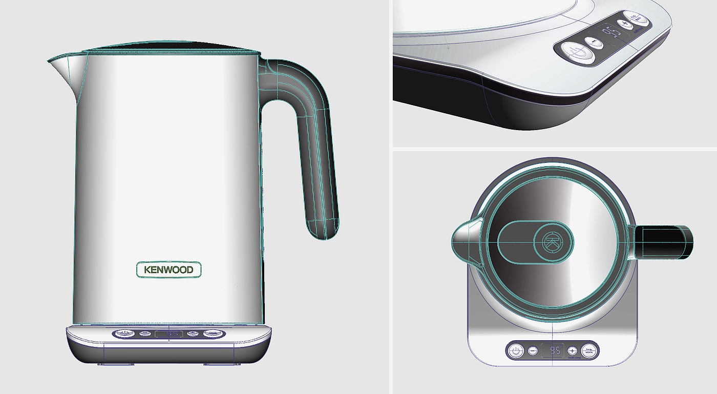 product design，Variable temperature kettle，