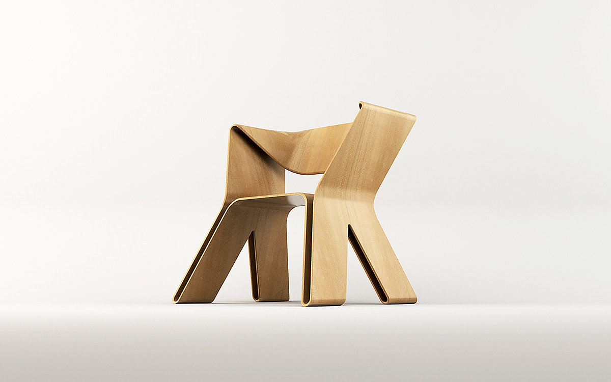 Simplicity，chair，woodiness，Node，