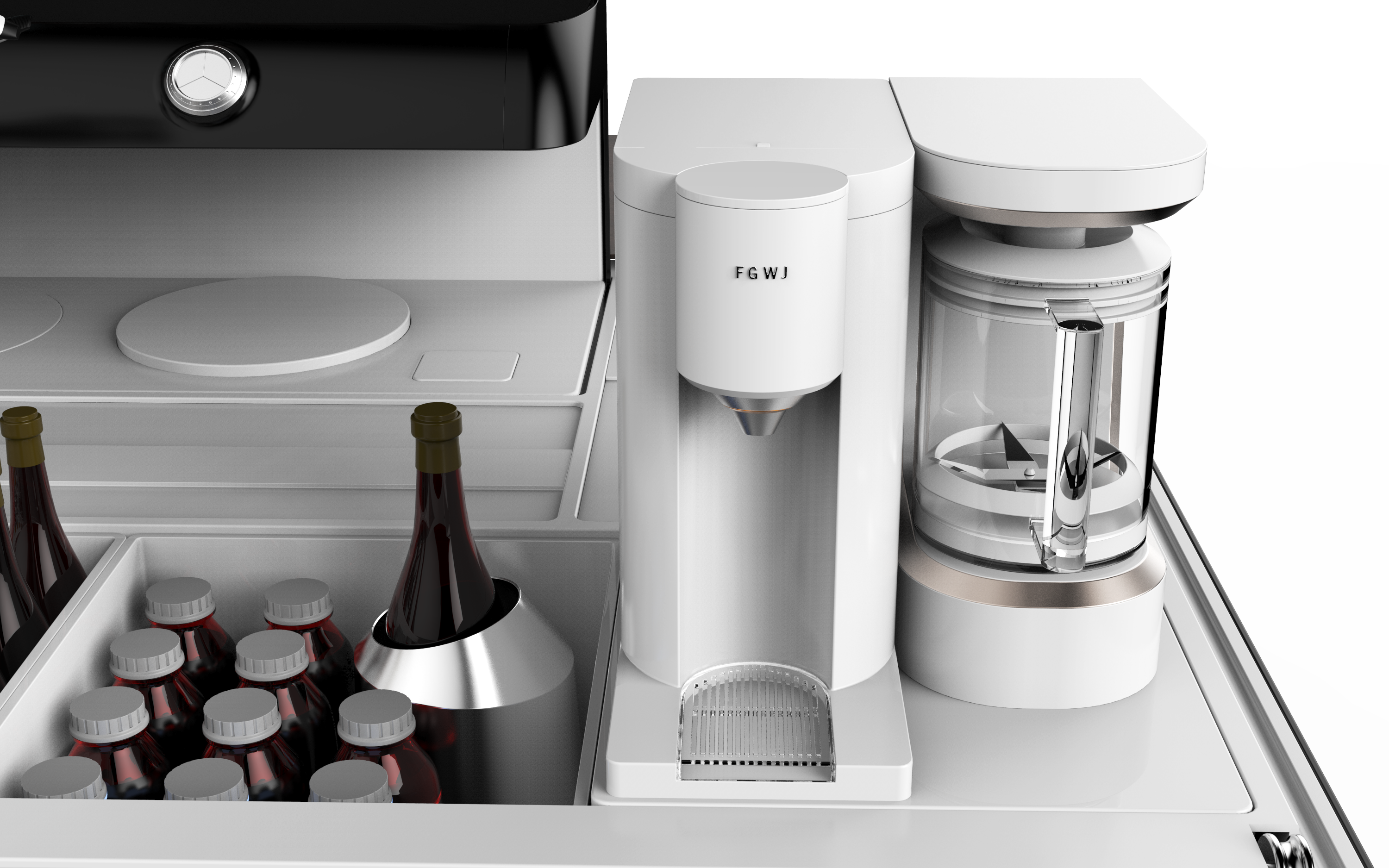 Mechanics，cupboard，kitchen，an electric appliance，science and technology，