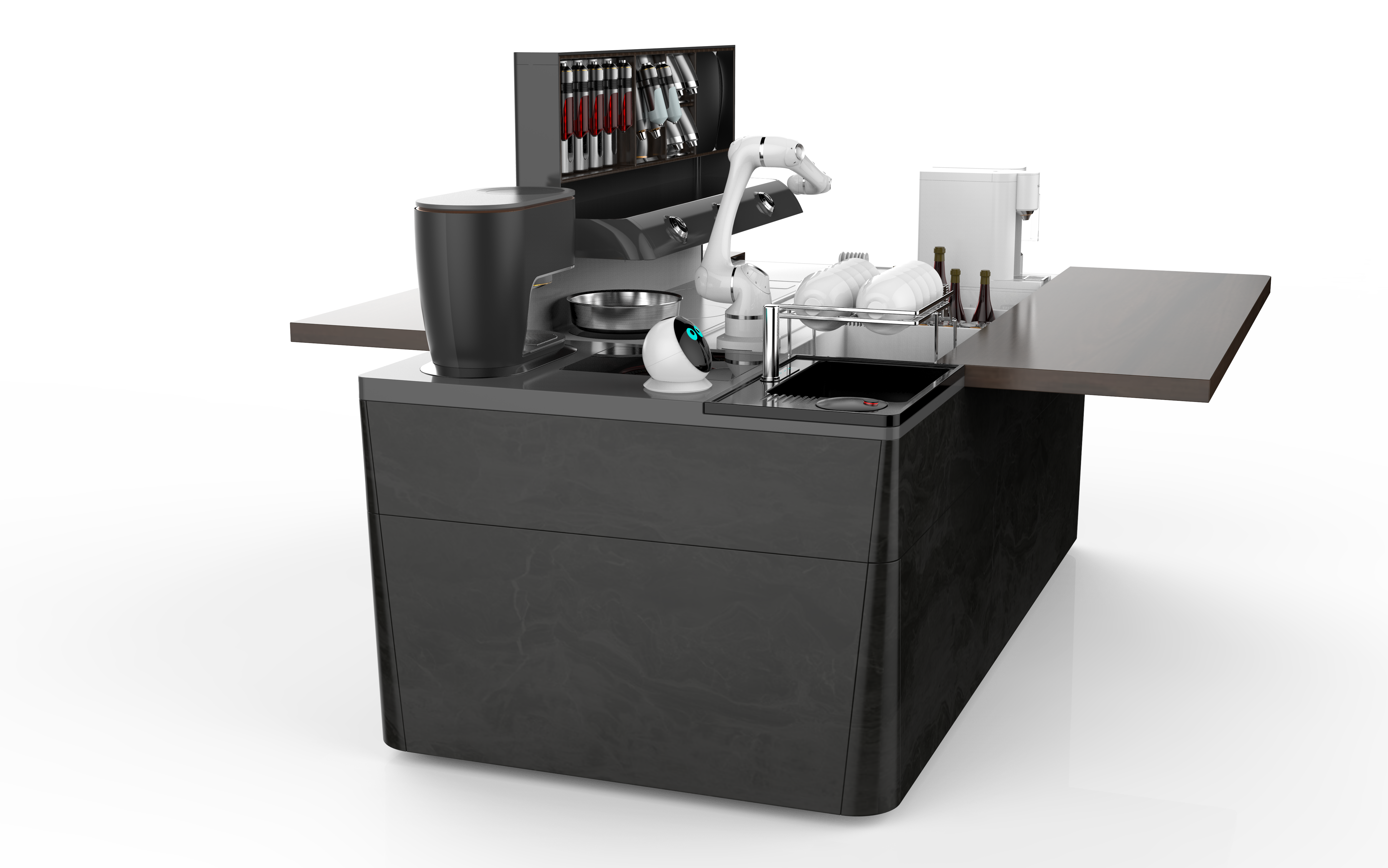 Mechanics，cupboard，kitchen，an electric appliance，science and technology，