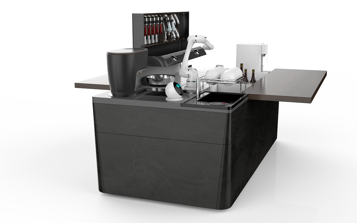 Mechanics，cupboard，kitchen，an electric appliance，science and technology，