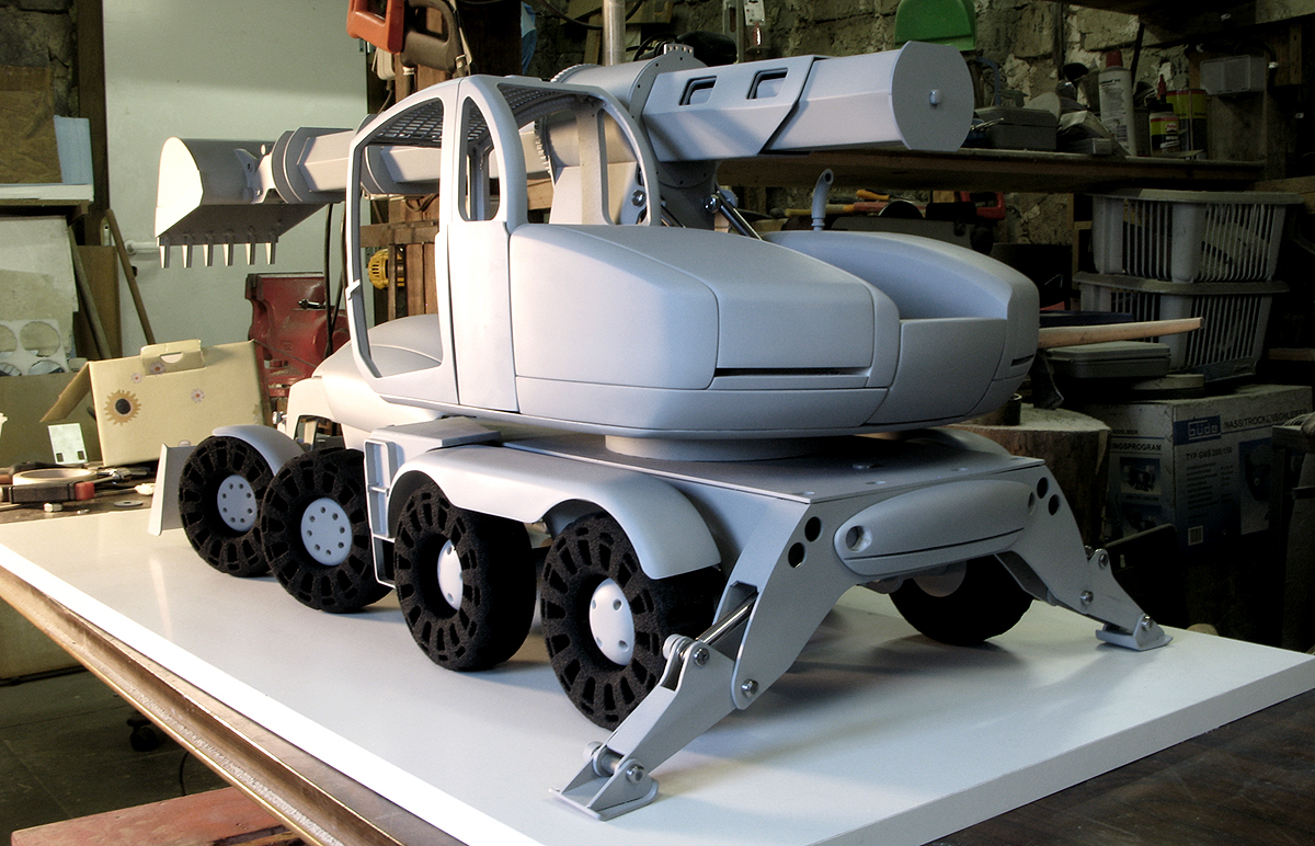 Sus excavator，Jan Ivan，Acrylic acid，