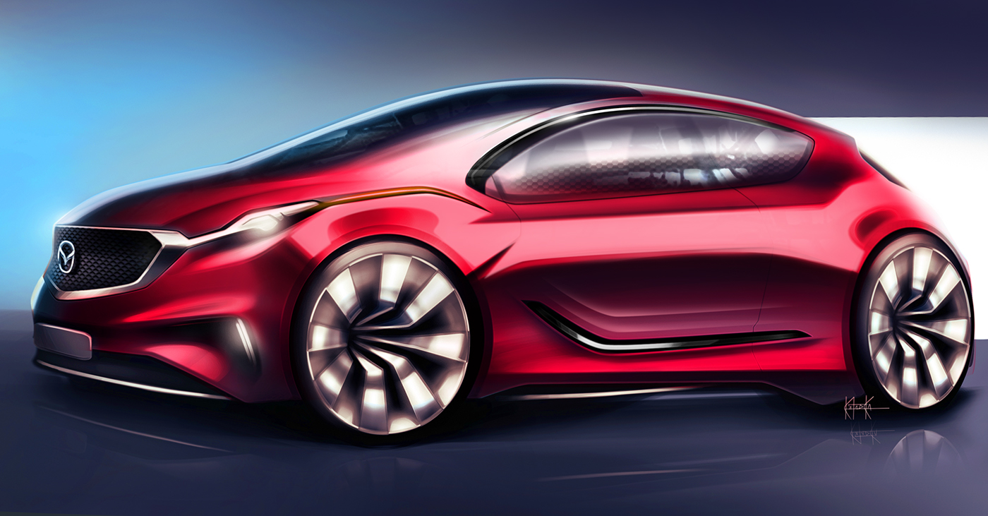 sketch，Design，vehicle，