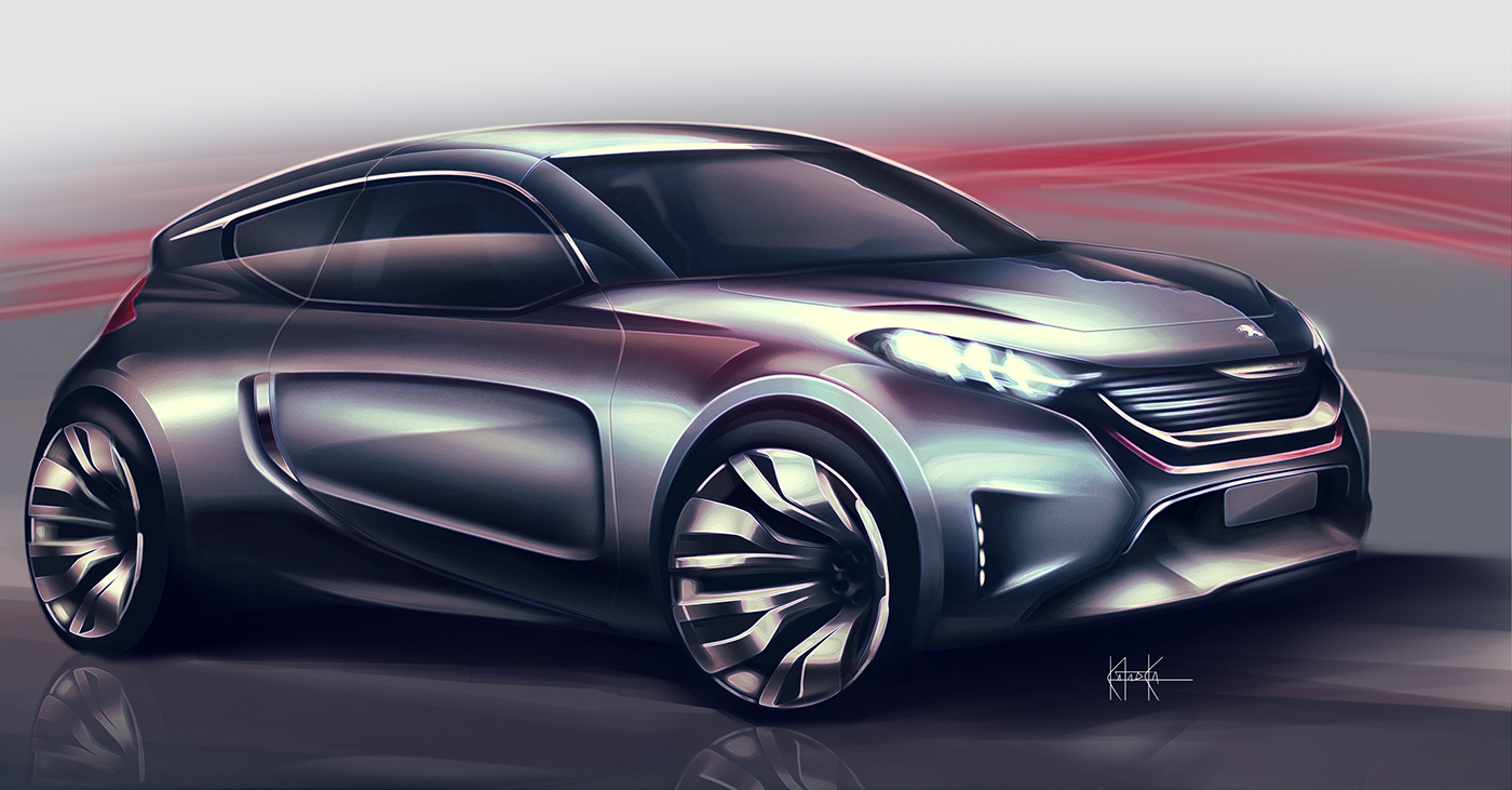 sketch，Design，vehicle，