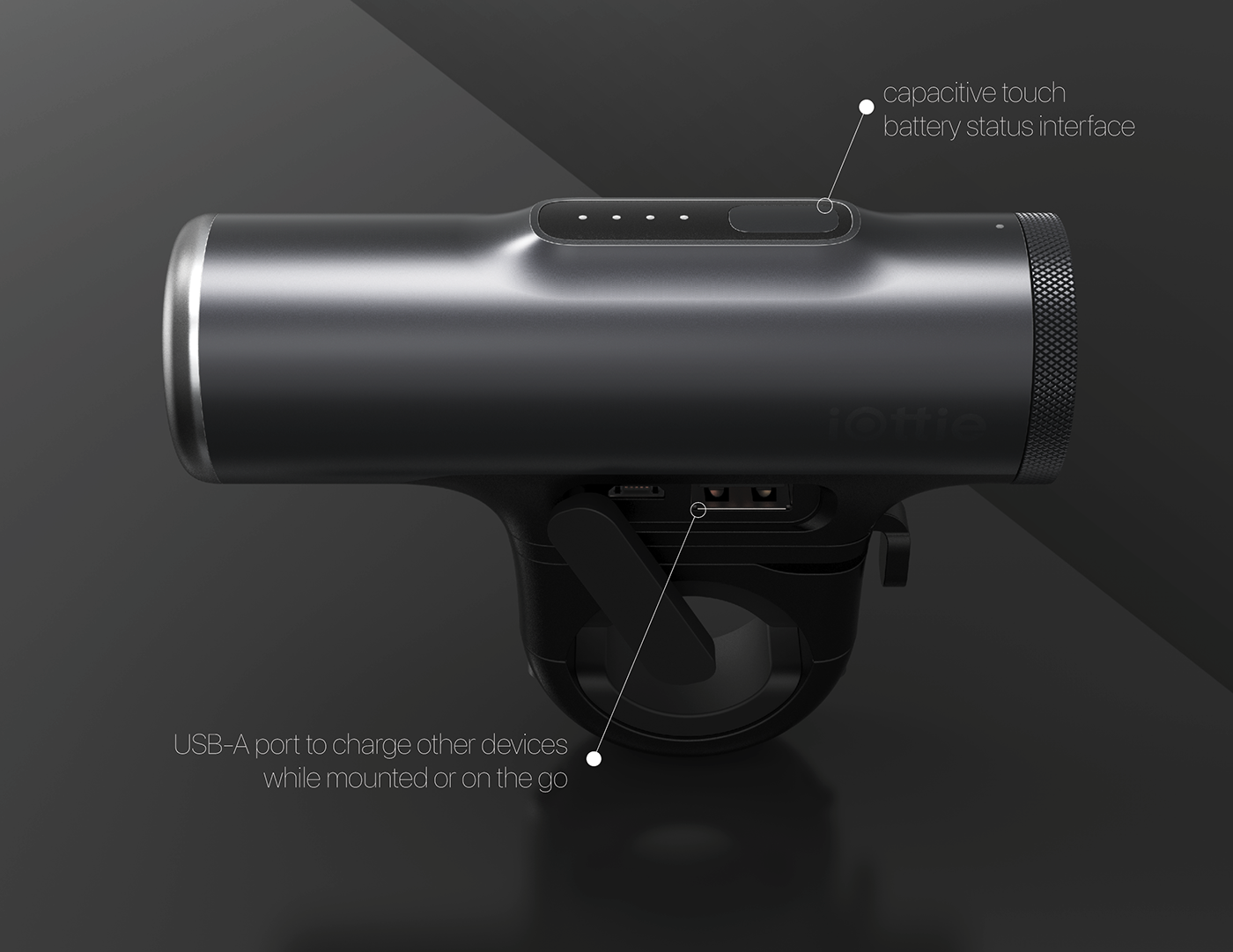 HaloCharge，Jeremy Connell，Bicycle lamp，parts，