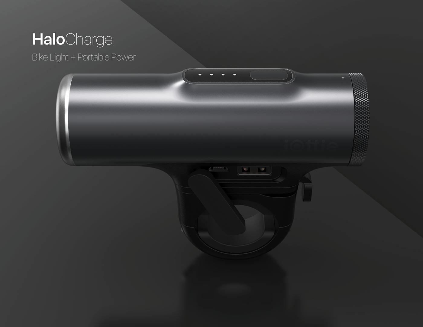 HaloCharge，Jeremy Connell，Bicycle lamp，parts，