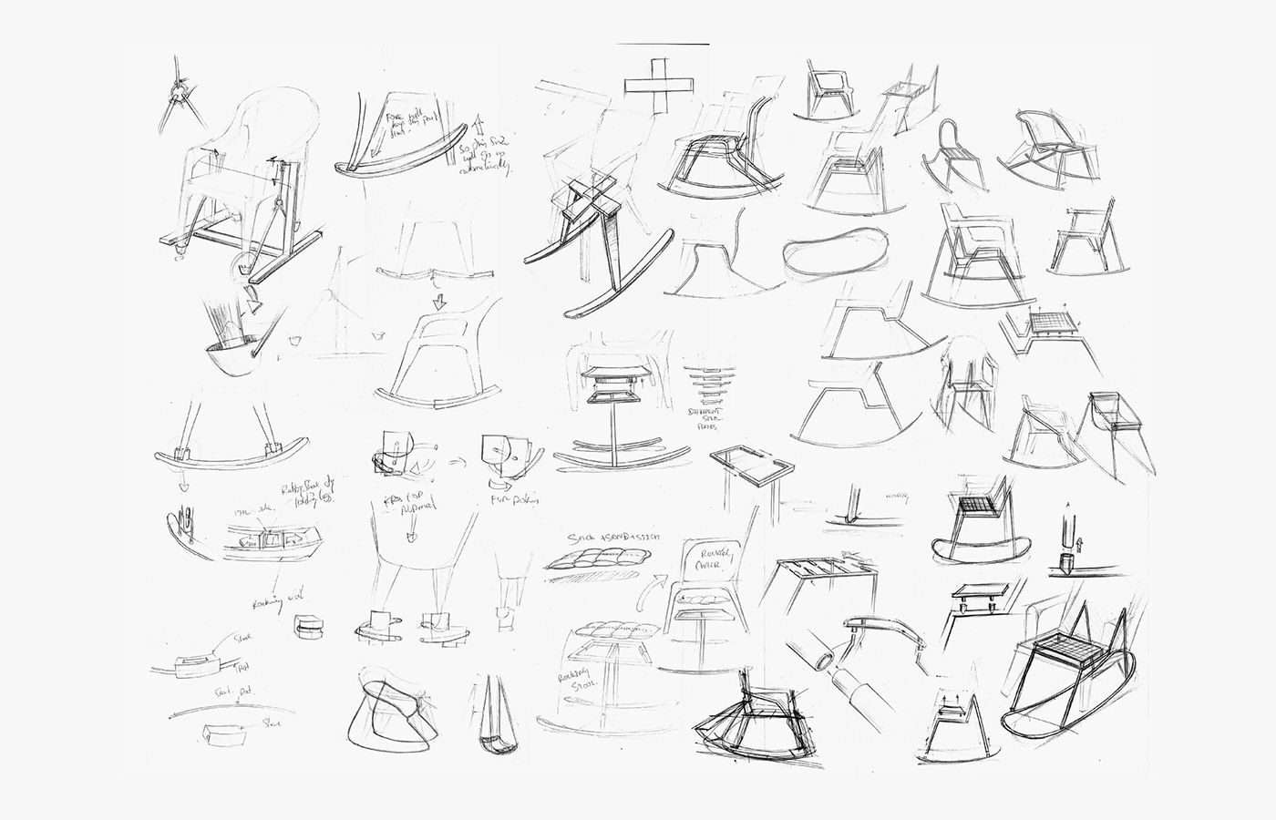 gules，Rocking chair frame，