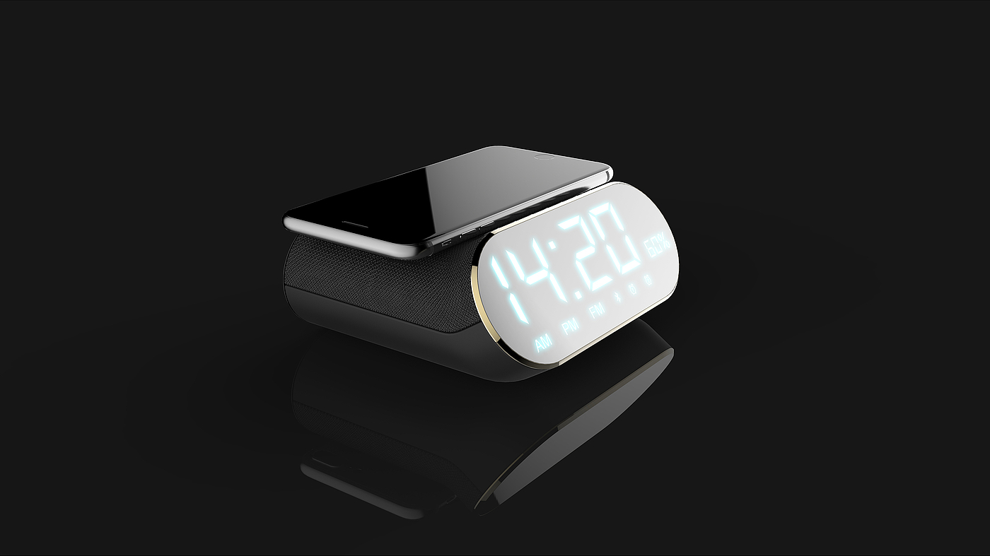 Bluetooth，Wireless charging，Mirror，alarm clock，loudspeaker box，