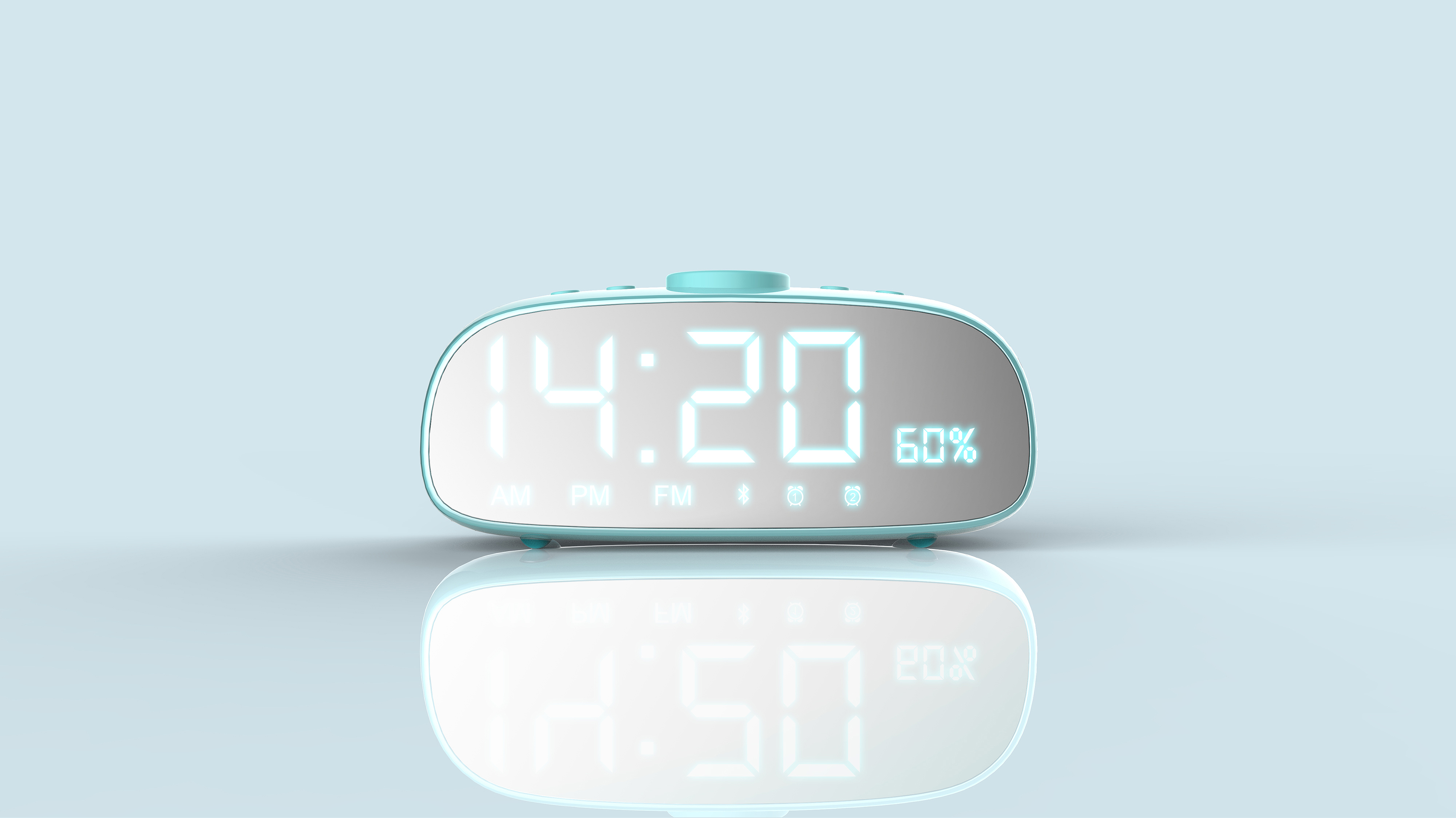 Bluetooth，Wireless charging，Mirror，alarm clock，loudspeaker box，