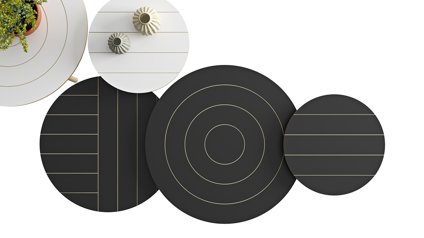 furniture design ，The computer table，desk，solid wood，Storage pencil，Receive，modern stylish，Geometric form，tea table，circular，cylinder，Geometric elements，straight line，Sense of design，Small table，