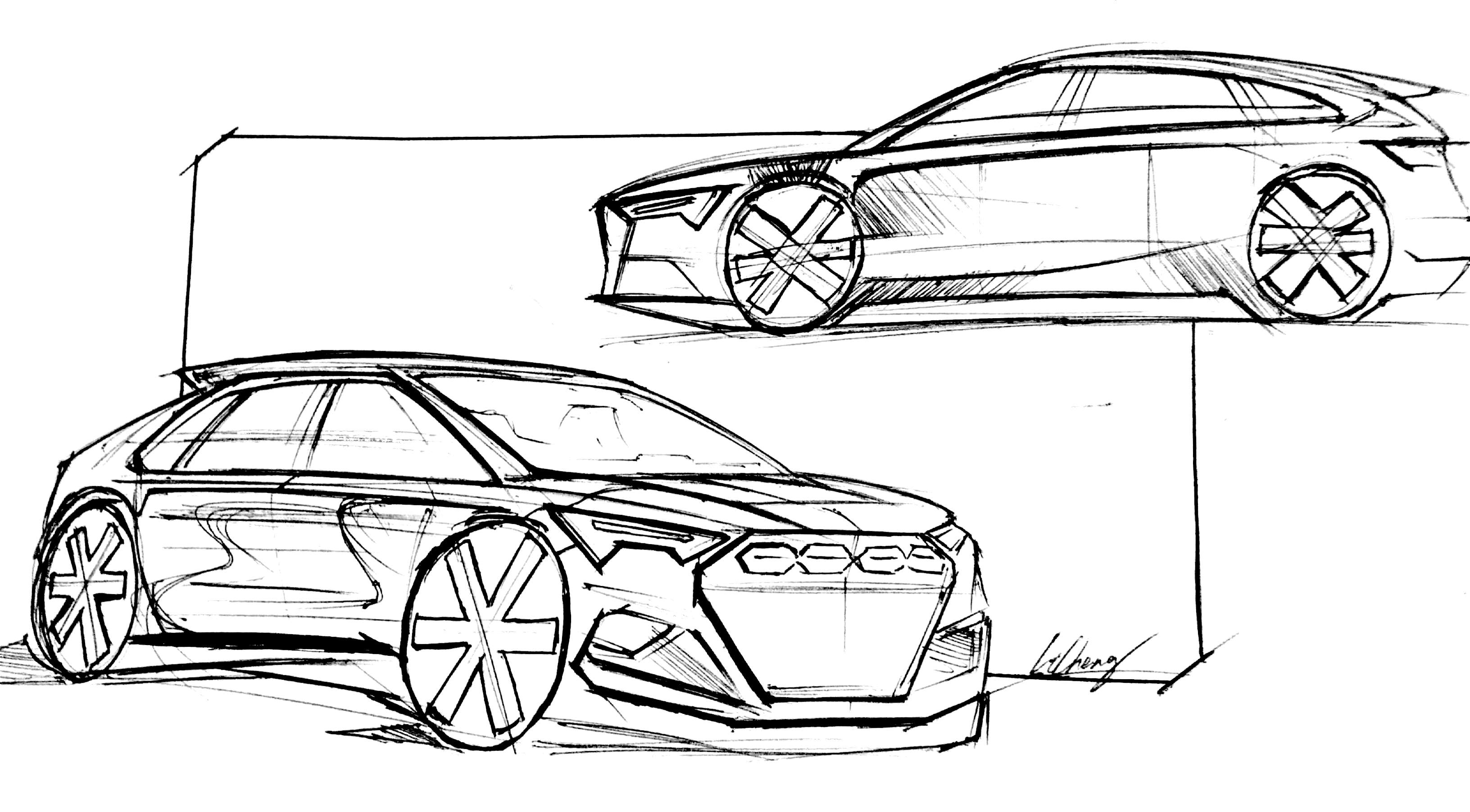 Hand drawn practice works, but also continue to work hard，