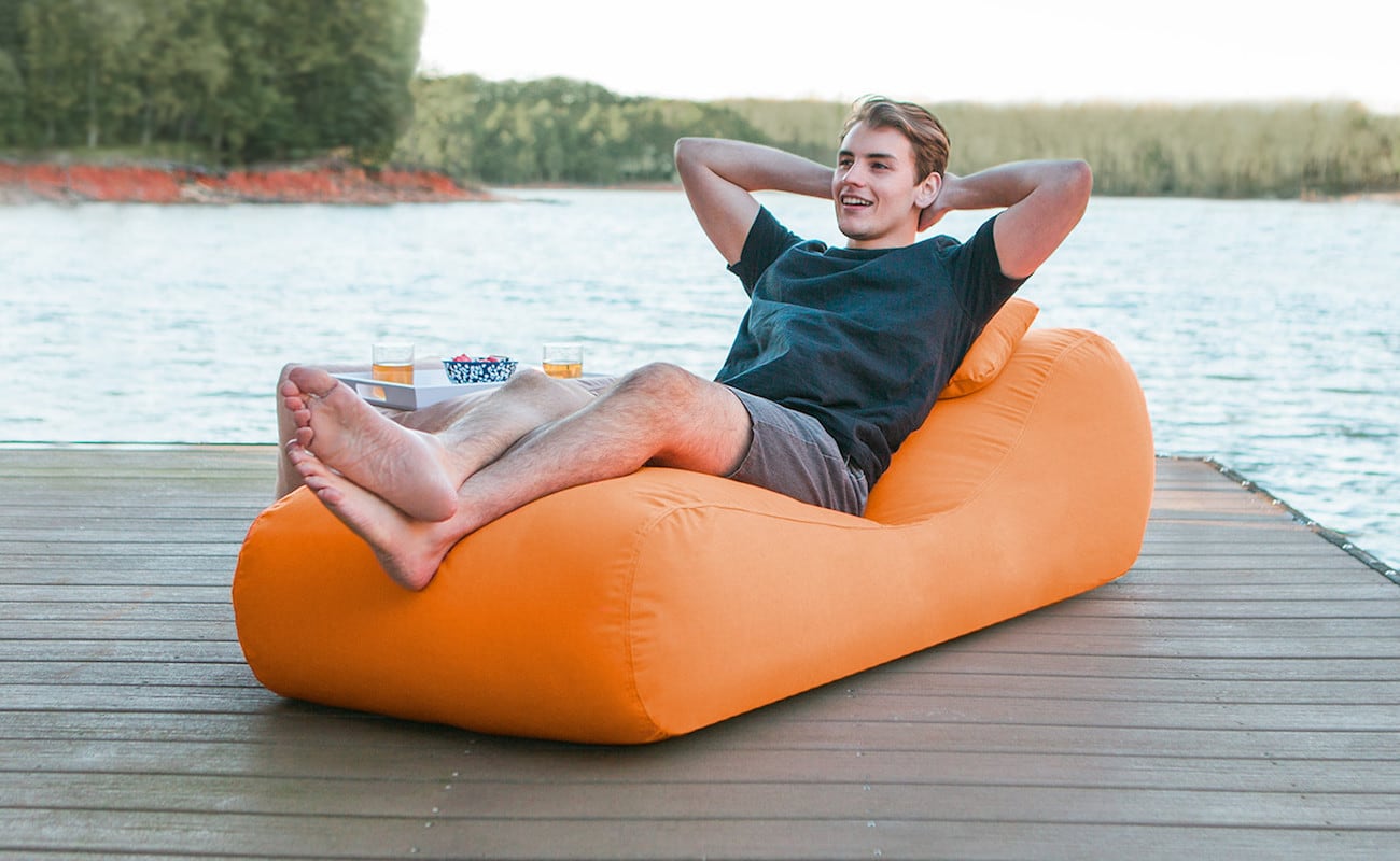 deck chair，Jacques Arlo，Bean bag，outdoors，