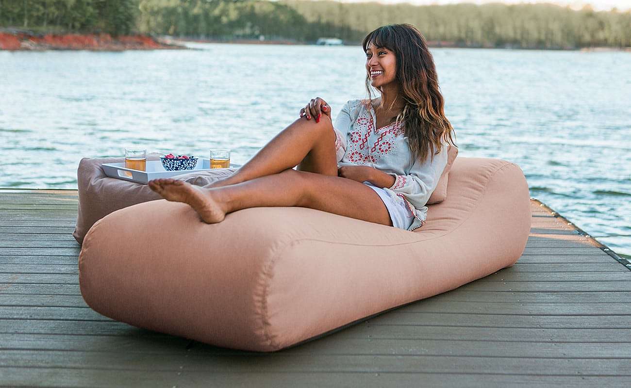 deck chair，Jacques Arlo，Bean bag，outdoors，
