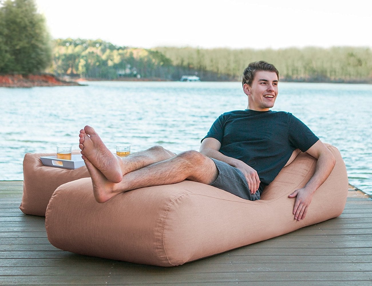 deck chair，Jacques Arlo，Bean bag，outdoors，