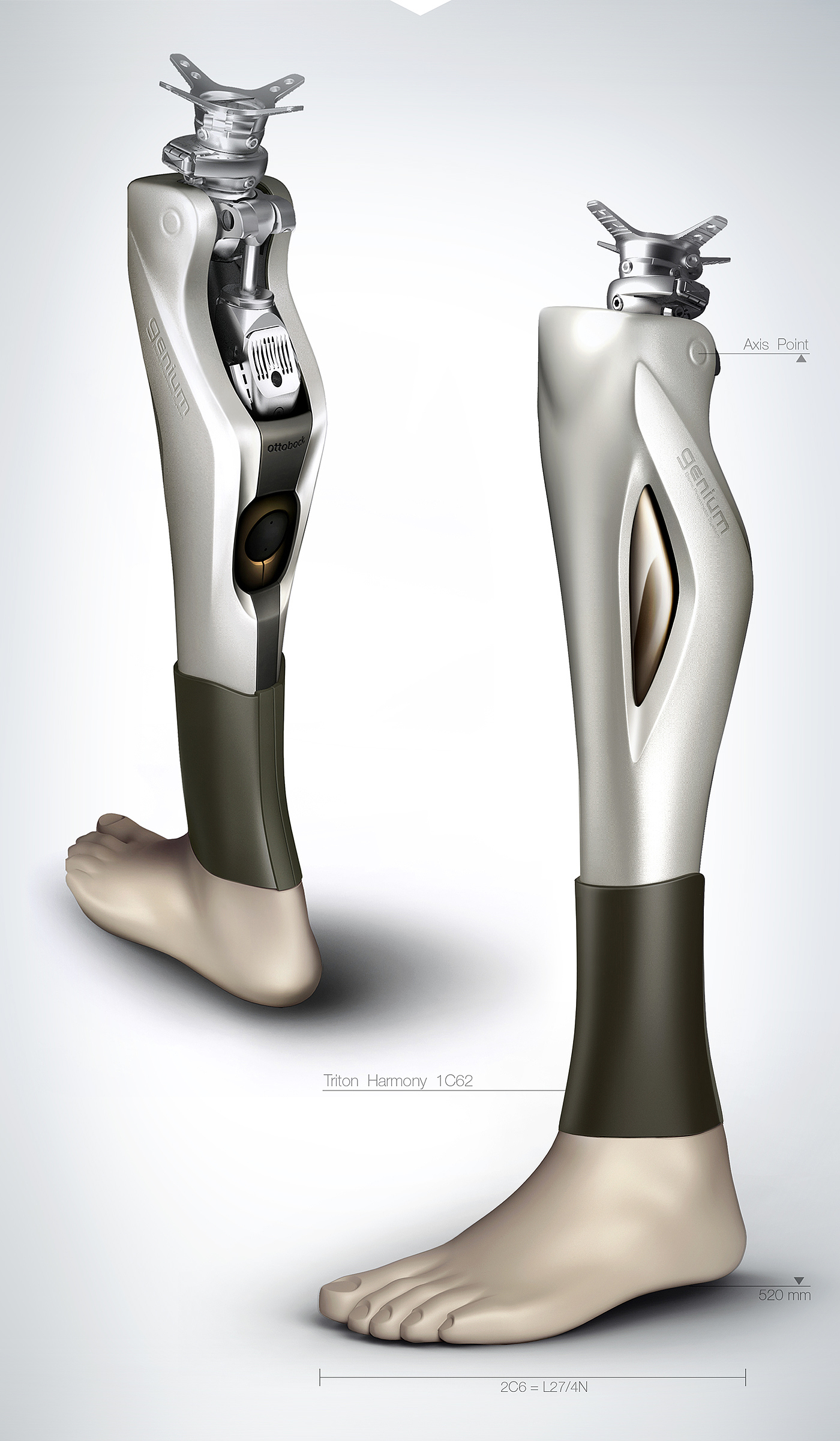 2015if Award，2015 red dot award，Legs，medical care，intelligence，Prosthesis，