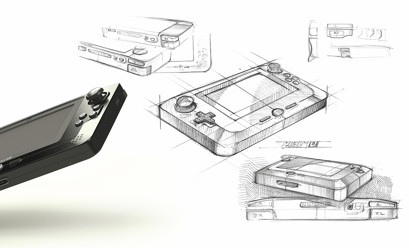 工业设计，外形，游戏机，