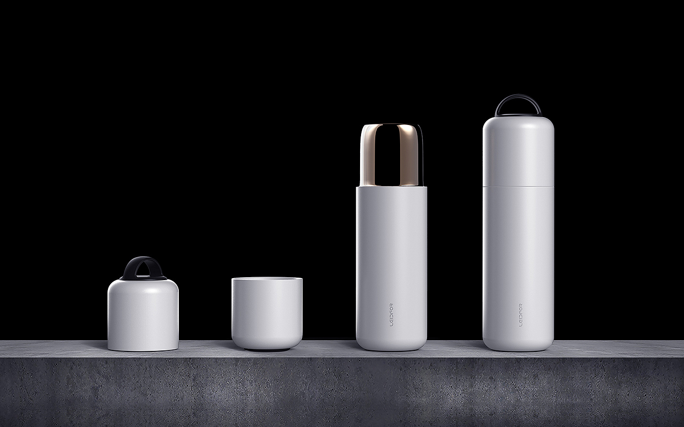 FangCun Design，Vacuum Cup，vacuum cup，white，Water cup，