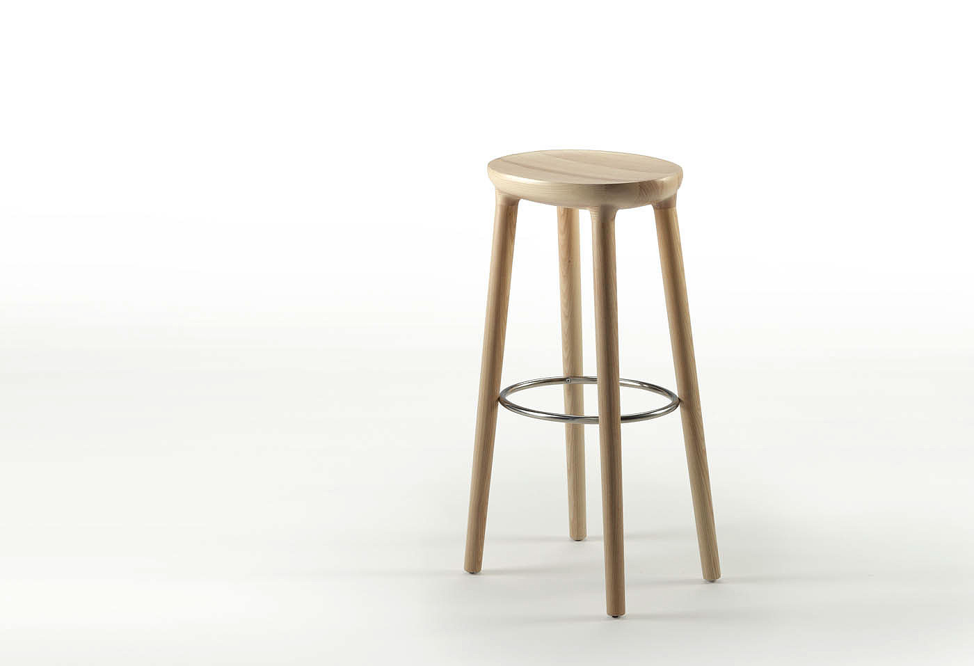 Stool，stool，Solid ash wood，DELFOS，