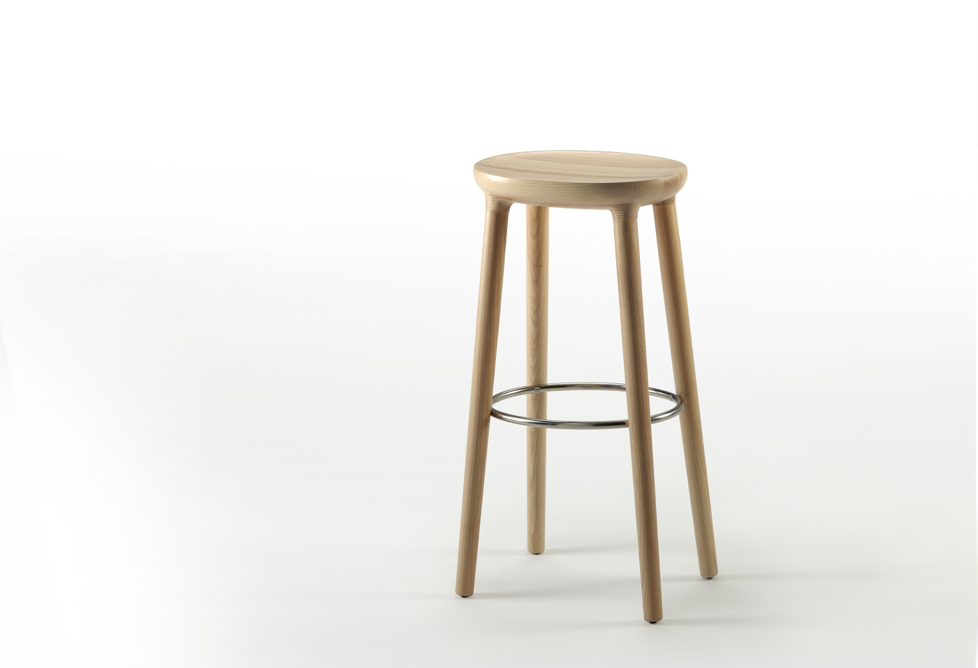 Stool，stool，Solid ash wood，DELFOS，