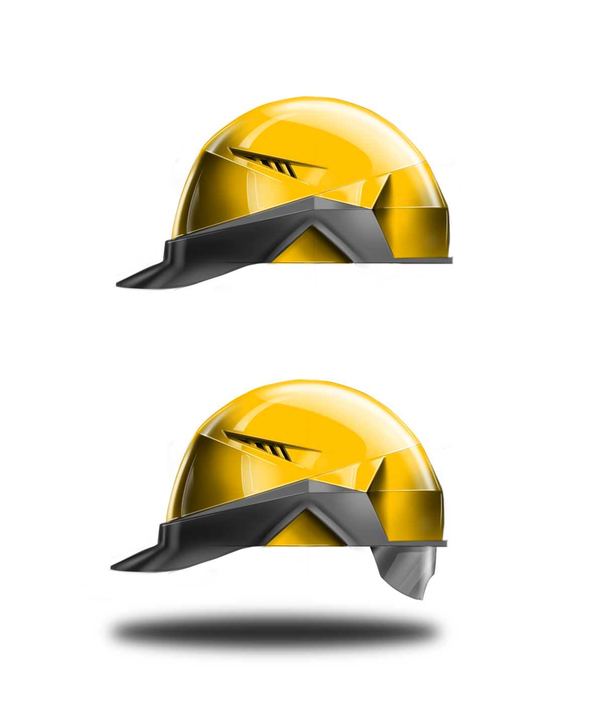 Plastic，yellow，safety hat，