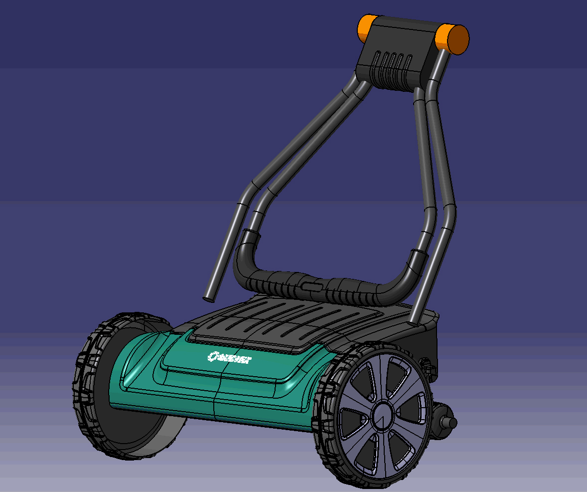 Mechanized design，tool，lawn mower，