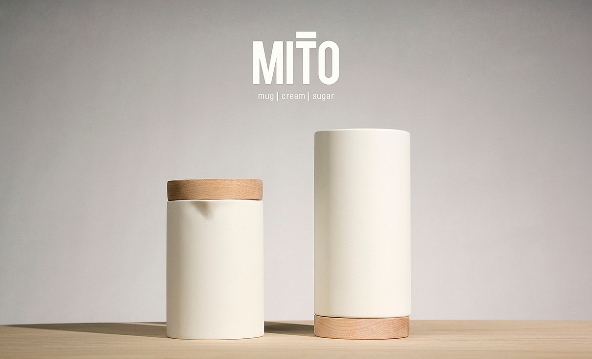 MYTH，Travel cup，ceramics，Wooden cover，sketch，