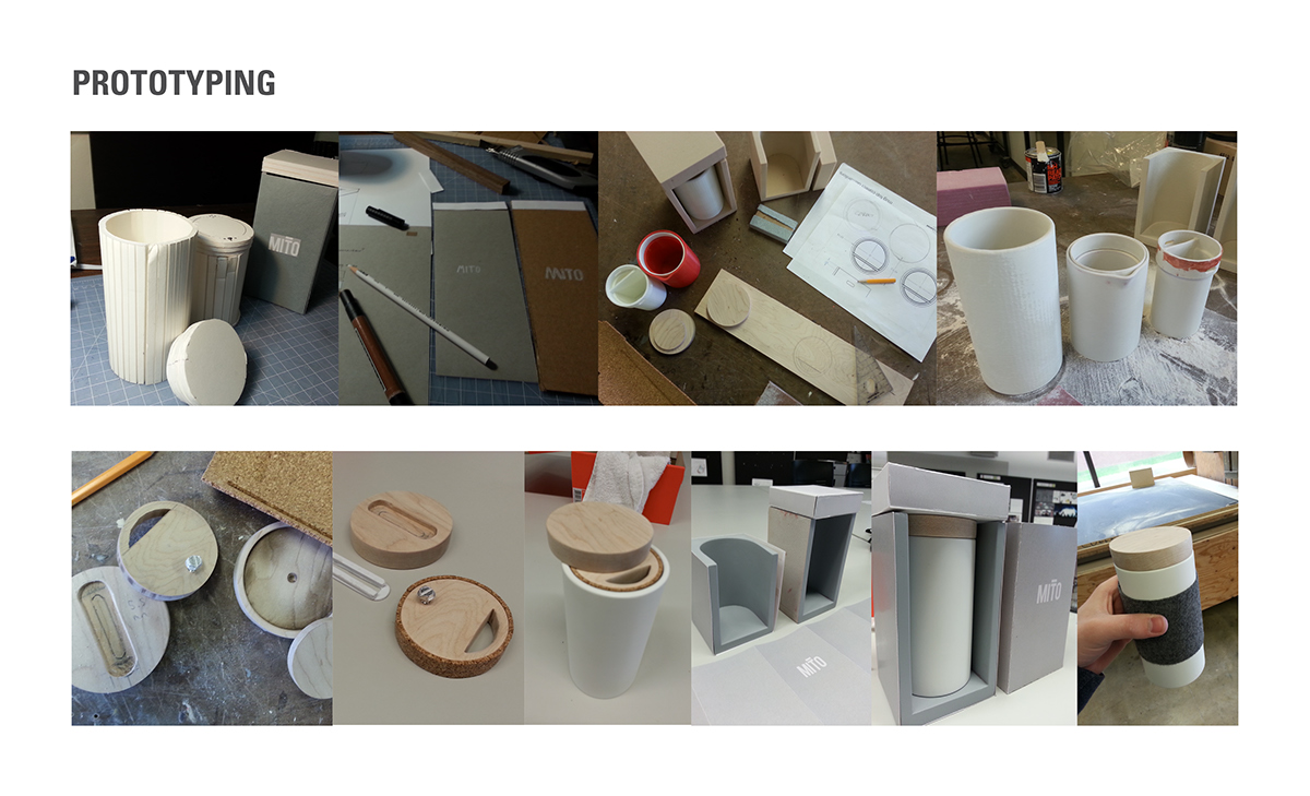 MYTH，Travel cup，ceramics，Wooden cover，sketch，