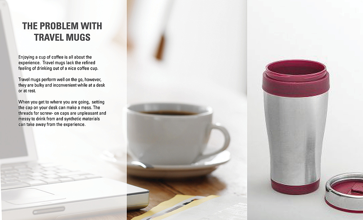 MYTH，Travel cup，ceramics，Wooden cover，sketch，