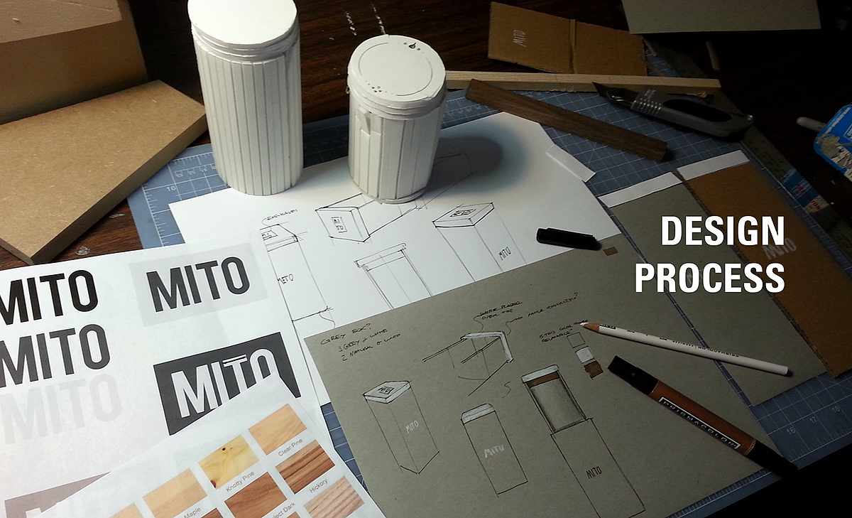 MYTH，Travel cup，ceramics，Wooden cover，sketch，