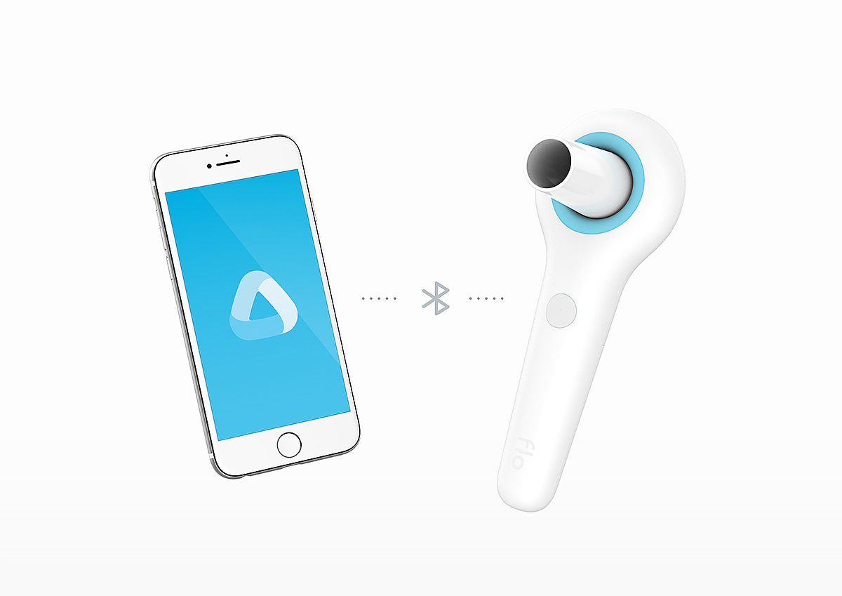 linkage，mobile phone，app，Flo，medical care，breathing，asthma，disease，