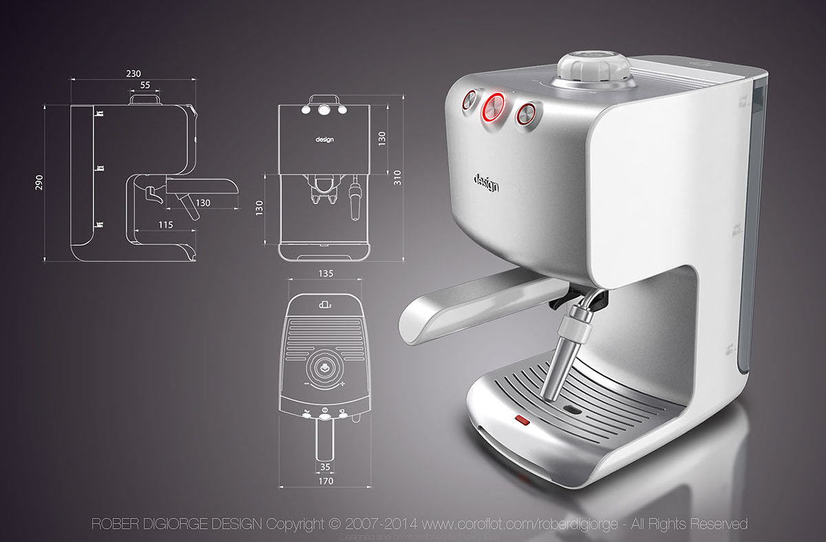 quality，Coffee machine，industrial design，European design，