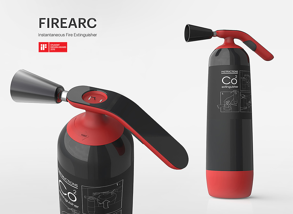 Ergonomics，Fast aging，Eason Chow，FireArc，Fire Extinguisher，