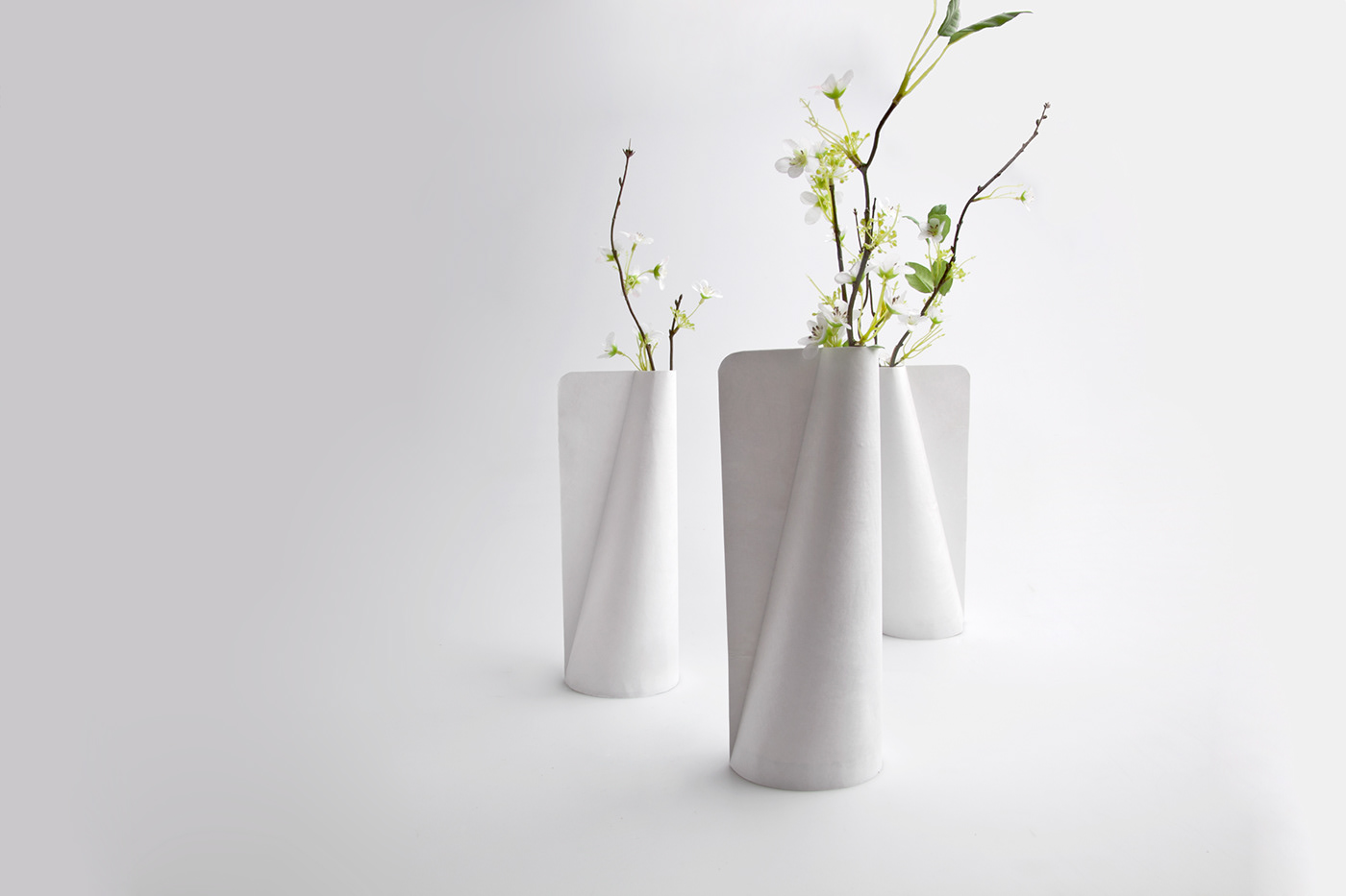 Cui Zhiyuan，Tyvek Vase，Paper，waterproof，vase，