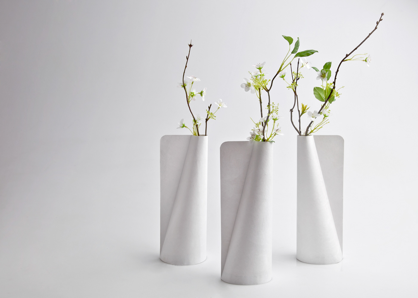 Cui Zhiyuan，Tyvek Vase，Paper，waterproof，vase，