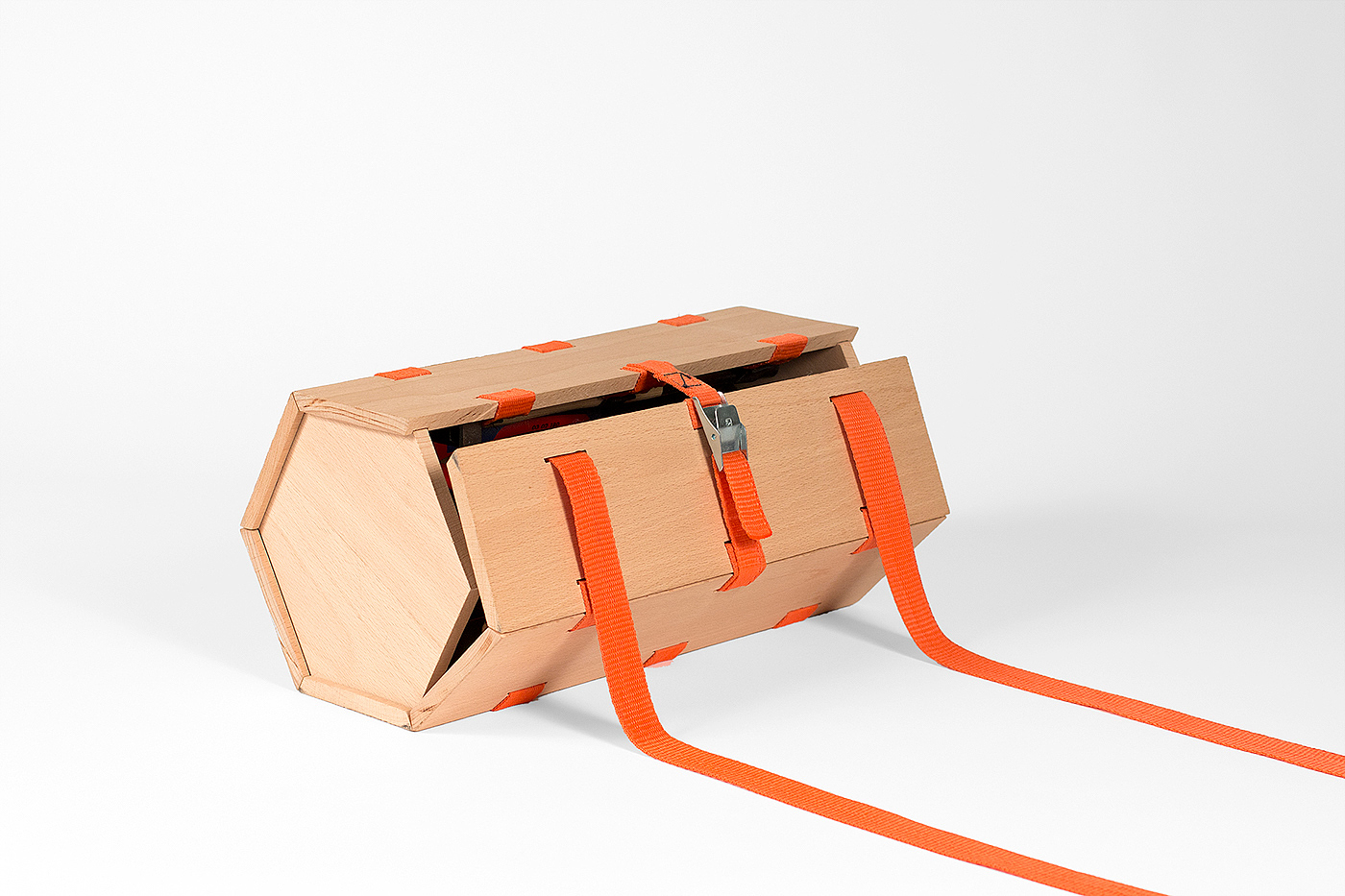 Renaud Meunier，工具包，Cell-box，尼龙绳，山毛榉木材，