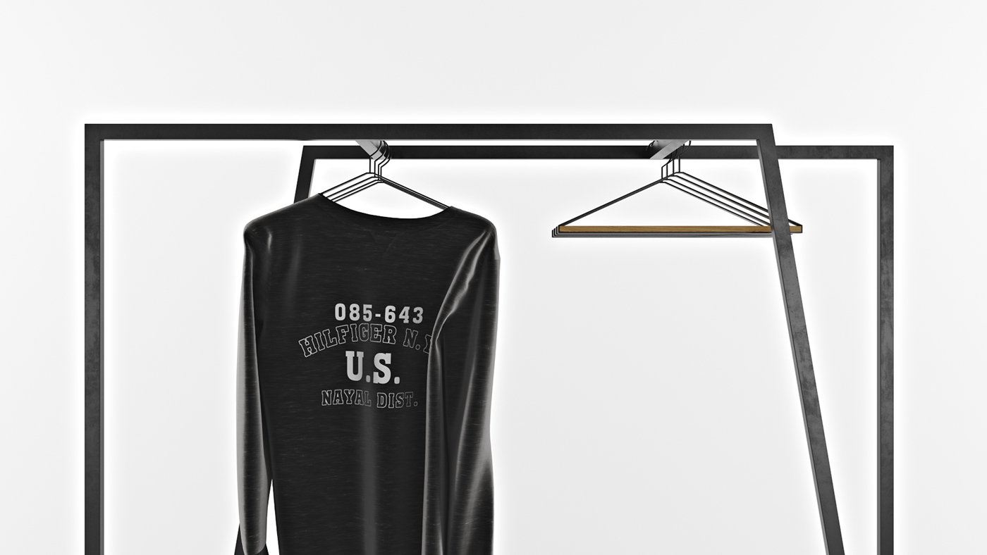 Hanger design，black and white，fashion，Simplicity，coat hanger，Minimalist，line，clothes，Furniture home，