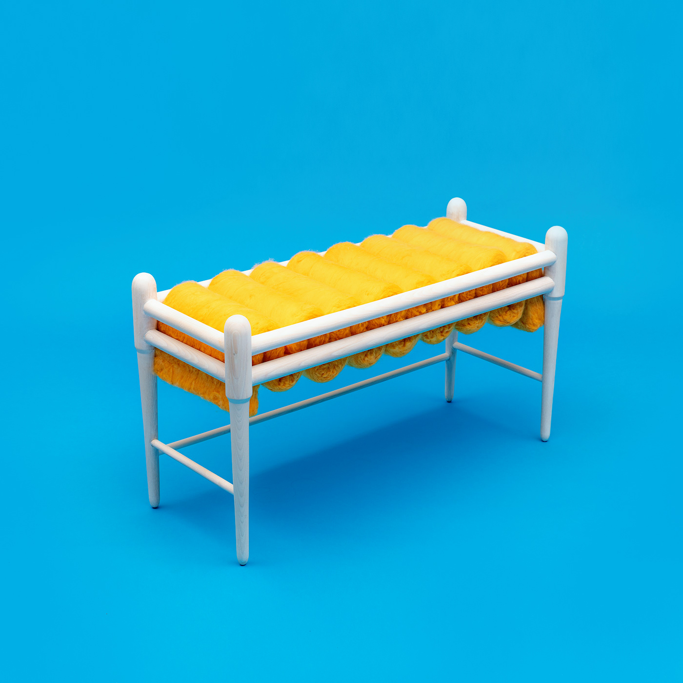 Squiggle Bench，stool，Windsor style，