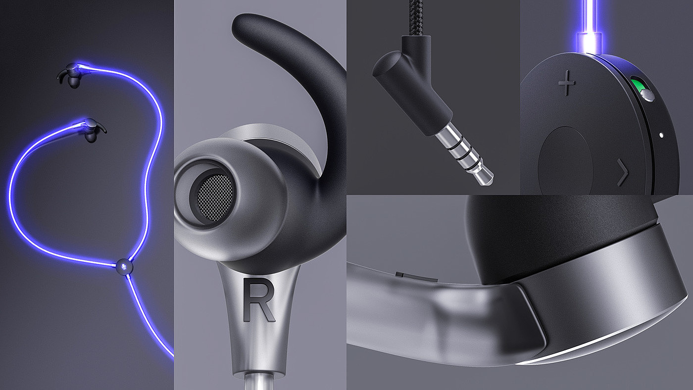 industrial design，product design，Digital，music，headset，