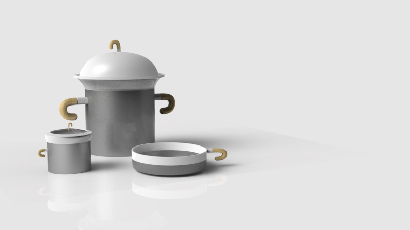 Umbrella handle，pot，