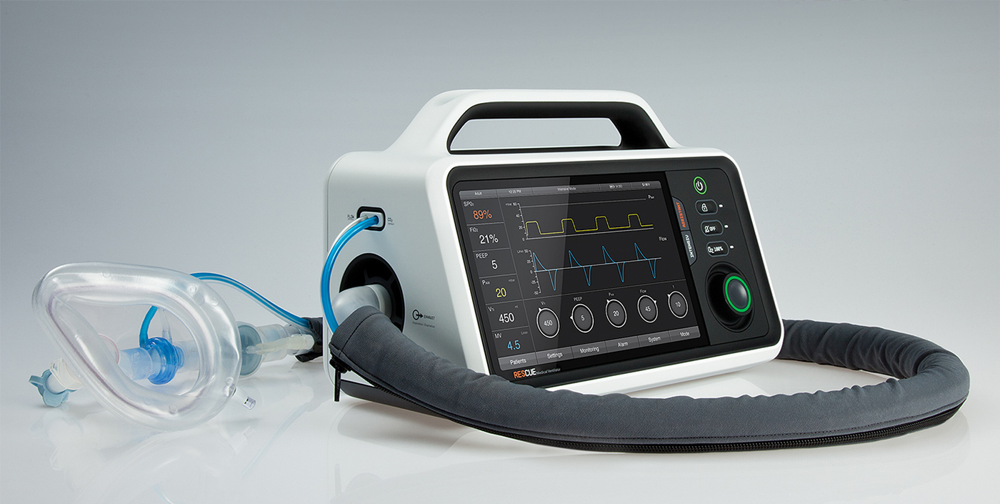 Quick access button，Medical ventilation equipment，RESCUE，