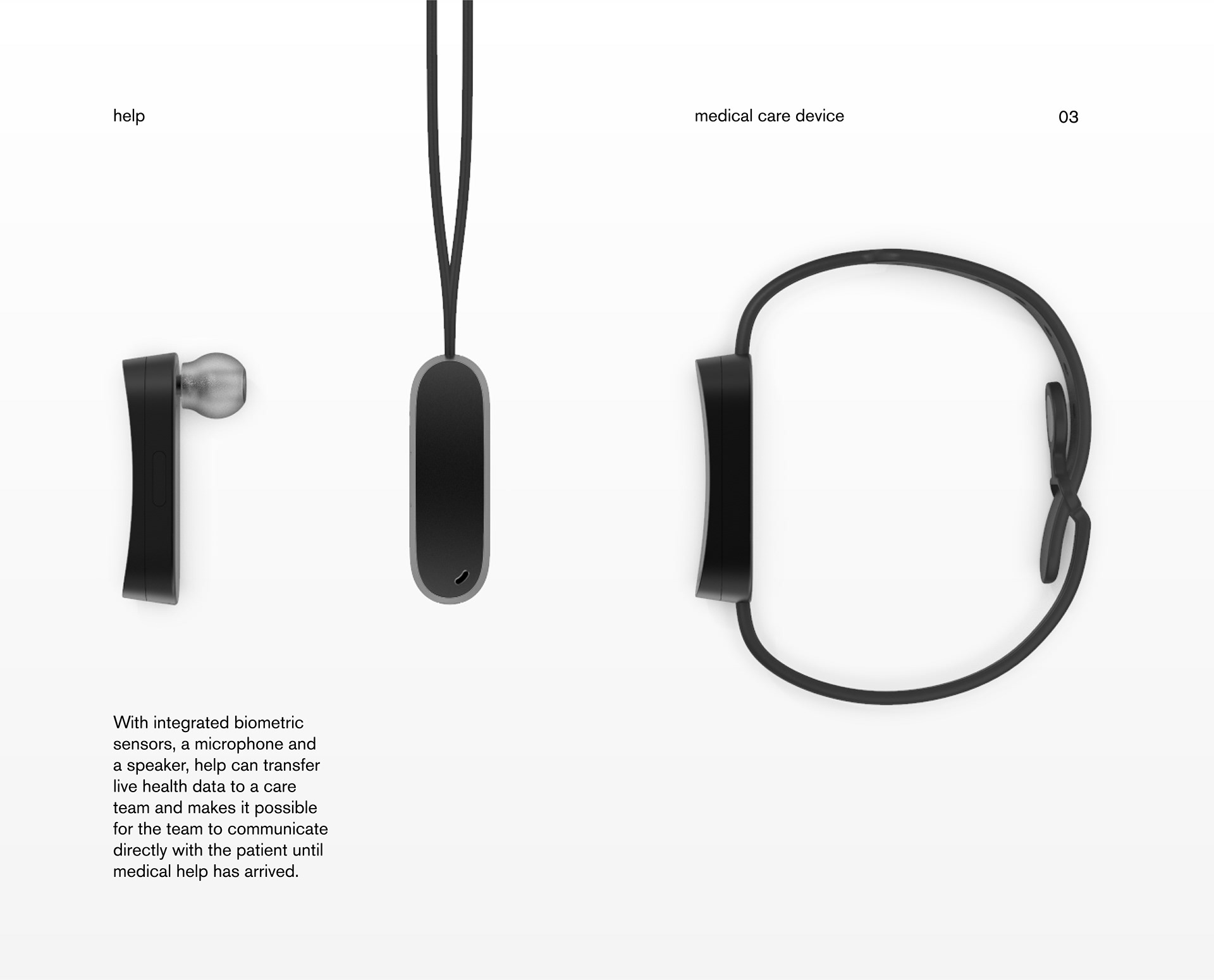 black，Emergency call Bracelet，HELP，