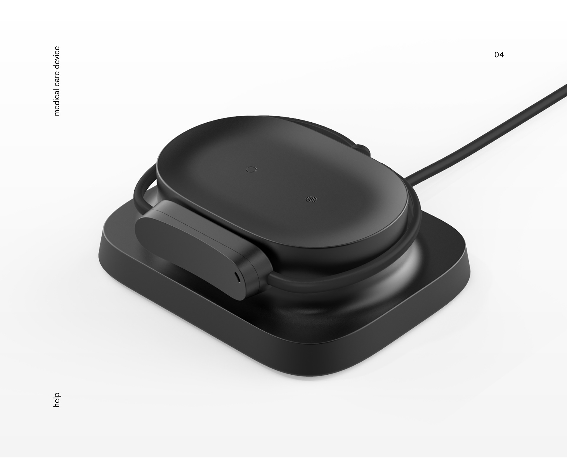 black，Emergency call Bracelet，HELP，